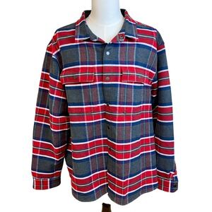 ALASKAN HARDGEAR‎ Duluth Trading Co. Flannel Shirt Shacket 3XL Plaid Jacket
